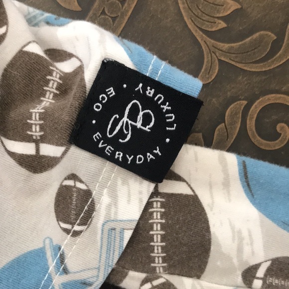 Sweet Bamboo Football Pajamas Size 10 Years - Picture 3 of 10